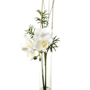 Phalaenopsis artificial in ghiveci sticla SIA