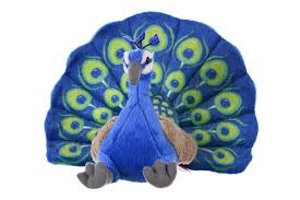 Jucarie de plus Paun 30cm Wild Republic
