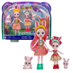 Enchantimals Papusa Bree cu sora Bedelia MATTEL
