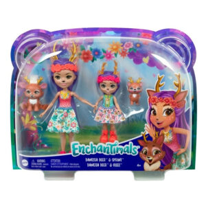 Enchantimals Papusa Danessa cu sora Danneta MATTEL