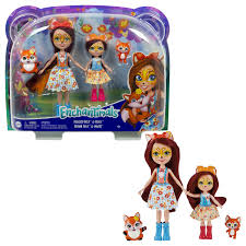 Enchantimals Papusa Felicity cu sora Flick MATTEL