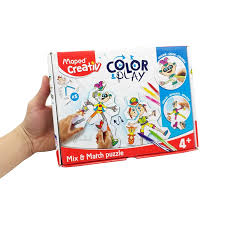 Set MAPED Creativ Color and Play Mix and Match, puzzle