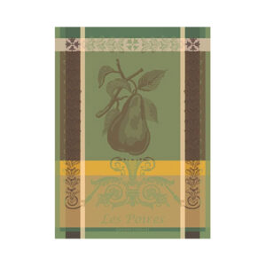 Prosop bucatarie Poires Vert 56X77 cm GARNIER-THIEBAUT