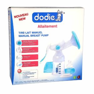 Sticluta manuala din plastic pentru stimularea laptelui,portabila,150 ml.0-6 luni DODIE