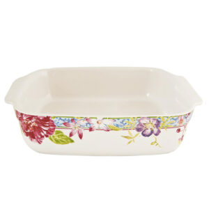 Vas copt patrat medium Millefleurs GIEN