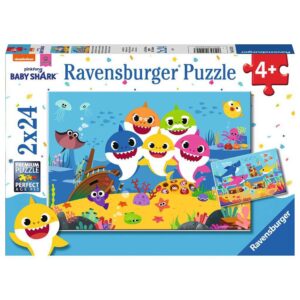 Puzzle 2*24 piese 4+ Baby Shark Ravensburger