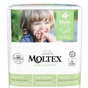 Scutece eco hipoalergice 4 Maxi 7-14 kg N29 Moltex