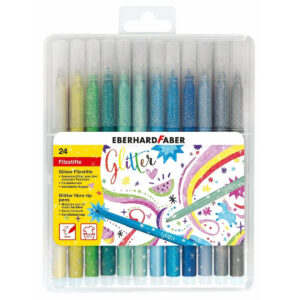 Set carioci glitter (set cadou) 24 buc. EBERHARD FABER