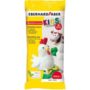 Lut pentru modelare alb p/u copii 1000g EBERHARD FABER