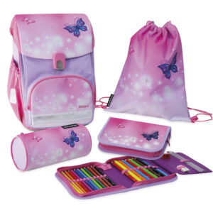 Set de ghiozdane cu fluture 4 buc. EFAlino EBERHARD FABER