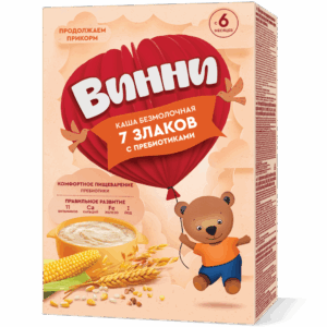 Terci fara lapte 7 cereale Vinni 220g
