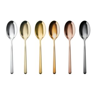 Set 6 lingure Moka (Linear PVD Mix) Sambonet