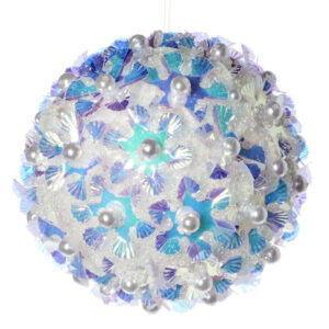 Glob stralucitor alb/multi 10cm GOODWILL