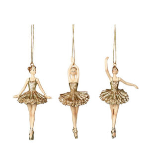 Jucarie brad Balerina aur inchis 11cm in assort. GOODWILL