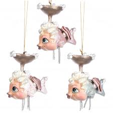 Jucarie brad Glamermous Lady fish 8cm in assortiment GOODWILL