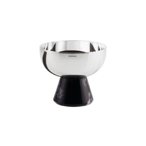 Bol pe picior d11cm Madame baza argint/picior mramura Sambonet