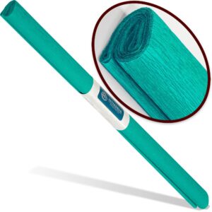 Hirtie creponata INTERDRUK Classic 200x50 cm aquamarin