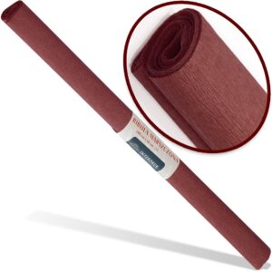 Hirtie creponata INTERDRUK Classic 200x50 cm maro inchis