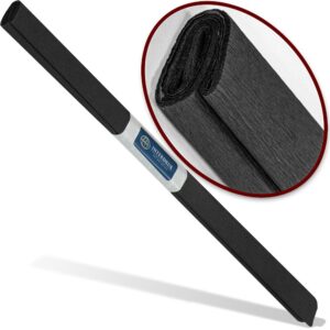 Hirtie creponata INTERDRUK Classic 200x50 cm negru