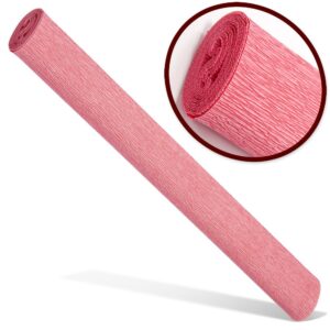 Hirtie creponata INTERDRUK Premium 200x50 cm roz aprins