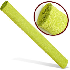 Hirtie creponata INTERDRUK Premium 200x50cm verde aprins