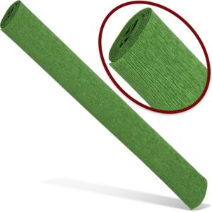 Hirtie creponata INTERDRUK Premium 200x50 cm verde