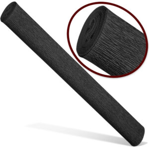 Hirtie creponata INTERDRUK Premium 200x50 cm negru