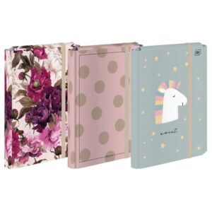 Mapa rigida cu elastic A4+ Girls, ass. INTERDRUK