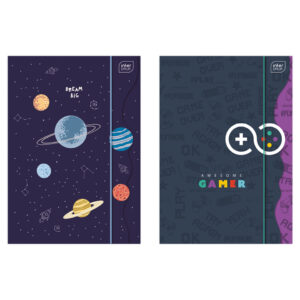 Mapa cu elastic A4+ Shape Boys, ass. INTERDRUK