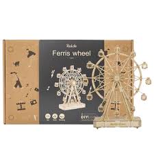 Puzzle 3D din lemn DIY Music Box--Ferris Wheel ROBOTIME