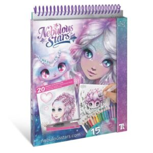 Jurnal creativ - Watercoloring Book Set Nebulous Stars
