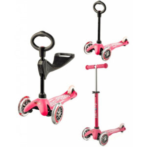 Trotineta 3in1 Deluxe Roz MICRO
