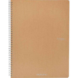 Carnet A4 Ecoqua 90 gr/m2, 70 foi Bruno, cu spira Fabriano, Fedrigoni
