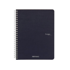 Carnet notite A5 Ecoqua 90 gr/m2, 70 foi Dark Blue, cu spira Fabriano, Fedrigoni