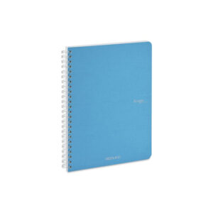 Carnet notite A5 Ecoqua 90 gr/m2, 70 foi Turchese, cu spira Fabriano, Fedrigoni