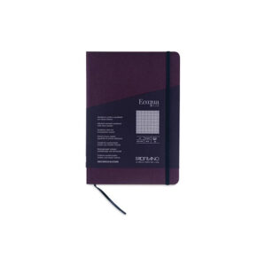 Carnet notite A5 Ecoqua Plus 90 gr/m2, 80 foi Vino, matem. Fabriano, Fedrigoni