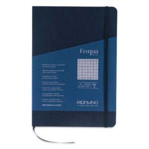 Carnet notite A5 Ecoqua Plus 90 gr/m2, 80 foi Dark Blue, matem. Fabriano, Fedrigoni