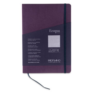 Carnet notite A5 Ecoqua Plus 90 gr/m2, 80 foi Vino, punctat Fabriano, Fedrigoni