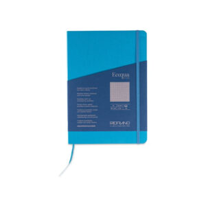 Carnet notite A5 Ecoqua Plus 90 gr/m2, 80 foi Turchese, punctat Fabriano, Fedrigoni