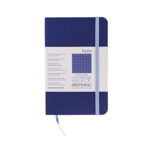 Carnet notite Ispira 85 gr/m2, 9x14cm, 96 foi, Royal Blue, punctat Fabriano, Fedrigoni