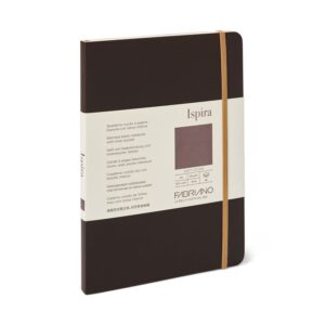 Carnet notite A5 Ispira 85 gr/m2, 96 foi, Brown Fabriano, Fedrigoni