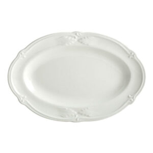 Farfurie ovala 25cm Rocaille White GIEN