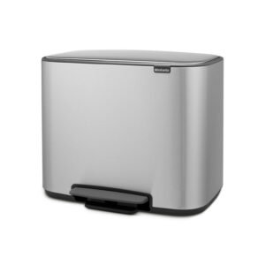 Cos Gunoi Bo Pedal 36L mat otel BRABANTIA
