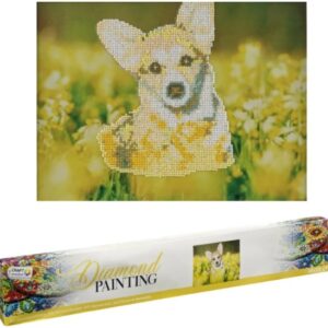 Pictura cu diamante 40x50 cm caine GRAFIX