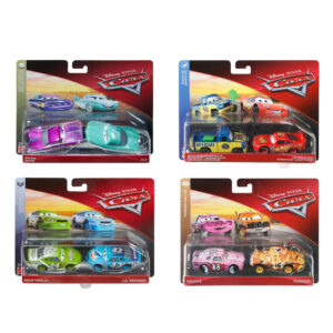 Set 2 eroi m / f Masini 3 in ac.Mattel