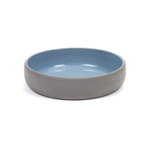 Platou rotund adanc 14,5 cm albastru SERAX