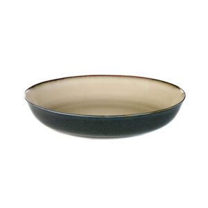 Farfurie supa 21 cm Misty gri/albastru SERAX