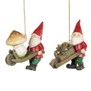 Jucarie brad Santa gnomi ass/2 11,5cm GOODWILL