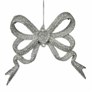 Arcul ornament brad 9cm argint GOODWILL