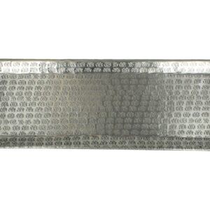 Platou metal dreptunghiular argint 46x15 cm KERSTEN